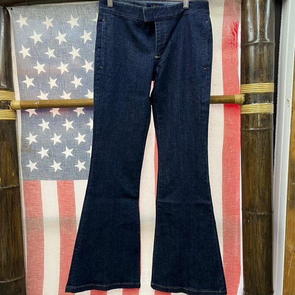 NWT POLO Ralph Lauren dark INDIGO pant denim jean 14.3” waist 28 29 trouser wide - Picture 1 of 5